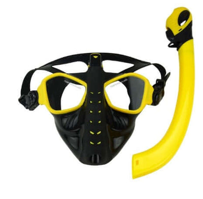 Snorkeling full cover full dry diving mask diving equipment silicone diving mask Fast Bundle