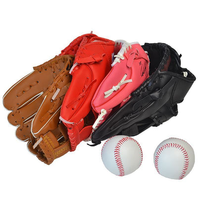 Baseball Glove Softball Outdoor Sports Practice Equipment Fast Bundle