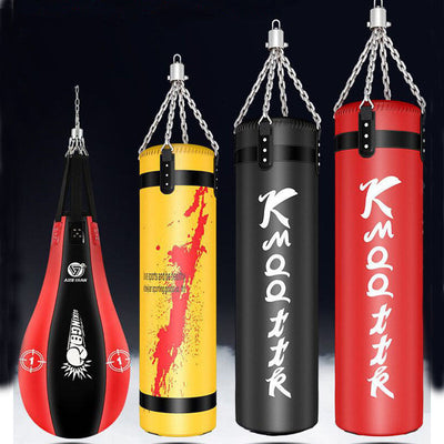 Fashion Professional Boxing Hanging Hollow Punching Bag Fight Fast Bundle